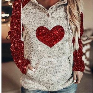 Valentine’s Heart Hoodie Sweater Shirt Boutique